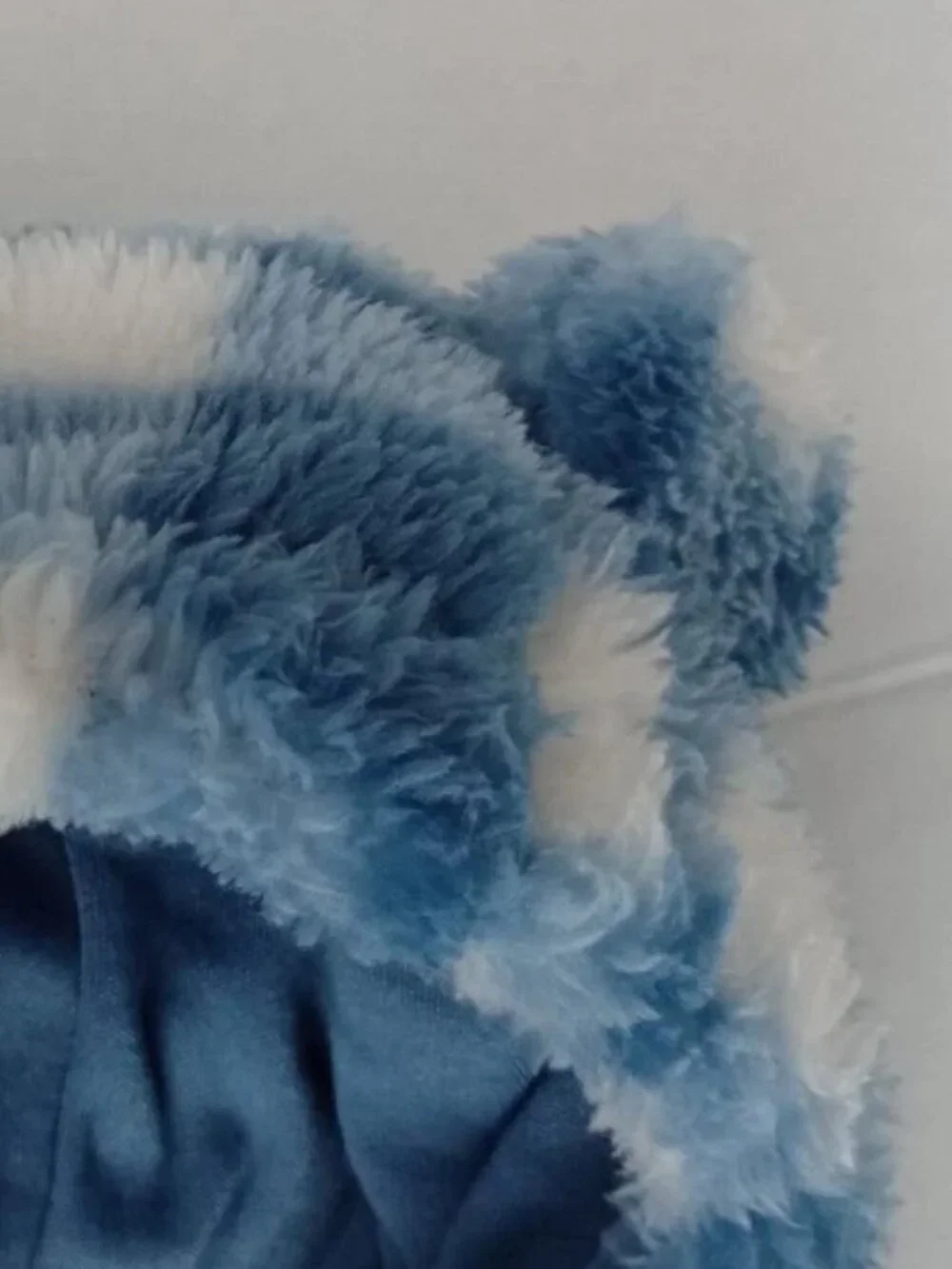 NWT‎ Carter's Baby Size 6m Fuzzy Blue Plaid Sherpa Jumpsuit